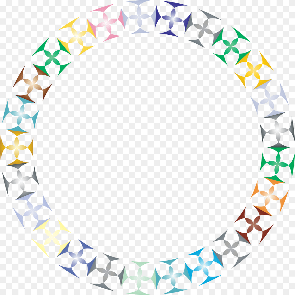 Prismatic Clover Diamonds Circle Clip Arts Celtic Circle, Accessories Png Image