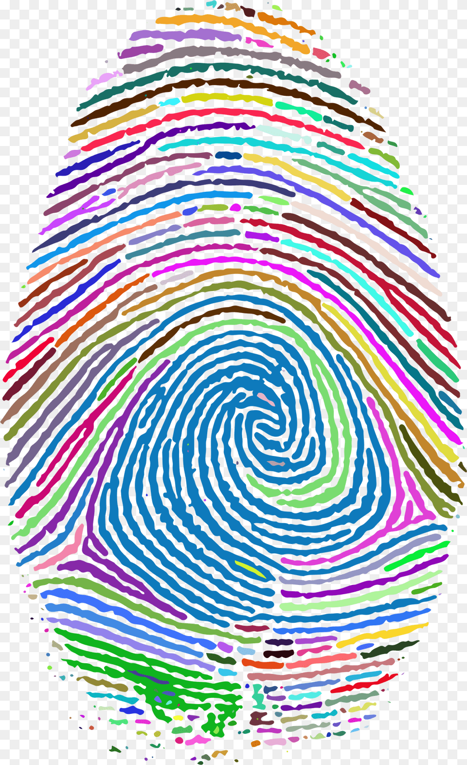 Prismatic Fingerprint Icons, Spiral, Adult, Art, Female Png