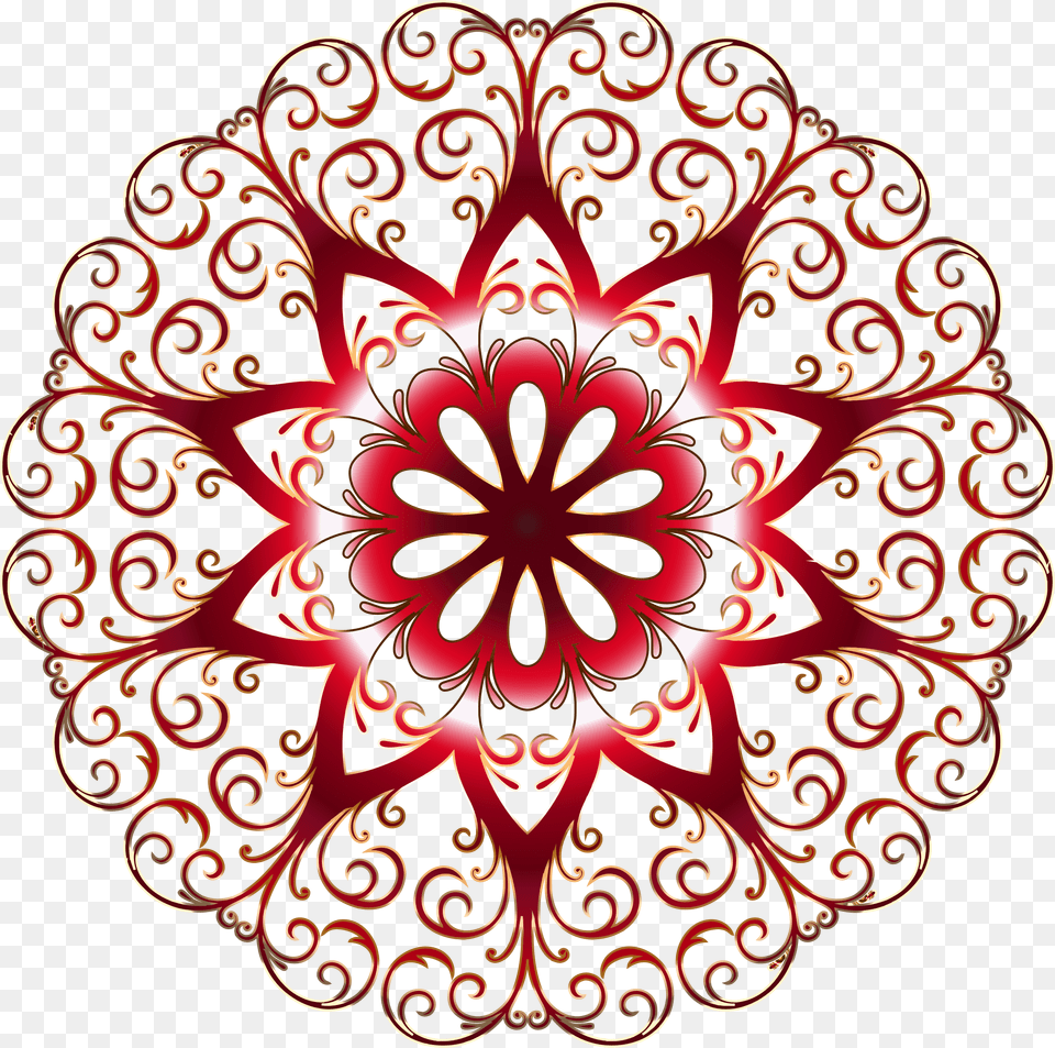 Prismatic Flourish Snowflake 3 No Background Clip Arts Floral Round Design, Art, Pattern, Floral Design, Graphics Png
