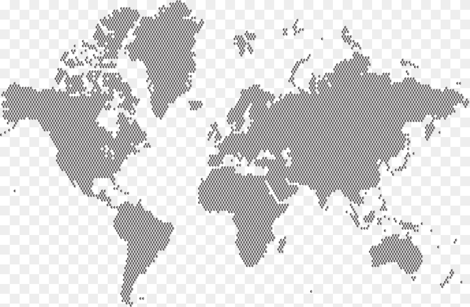 Prismatic Hexagonal World Map 6 No Background Clip World Map Grayscale Background, Plot, Chart, Adult, Wedding Png