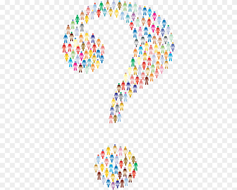 Prismatic Human Confusion Creative Question Mark Clipart, Accessories, Chandelier, Lamp Png