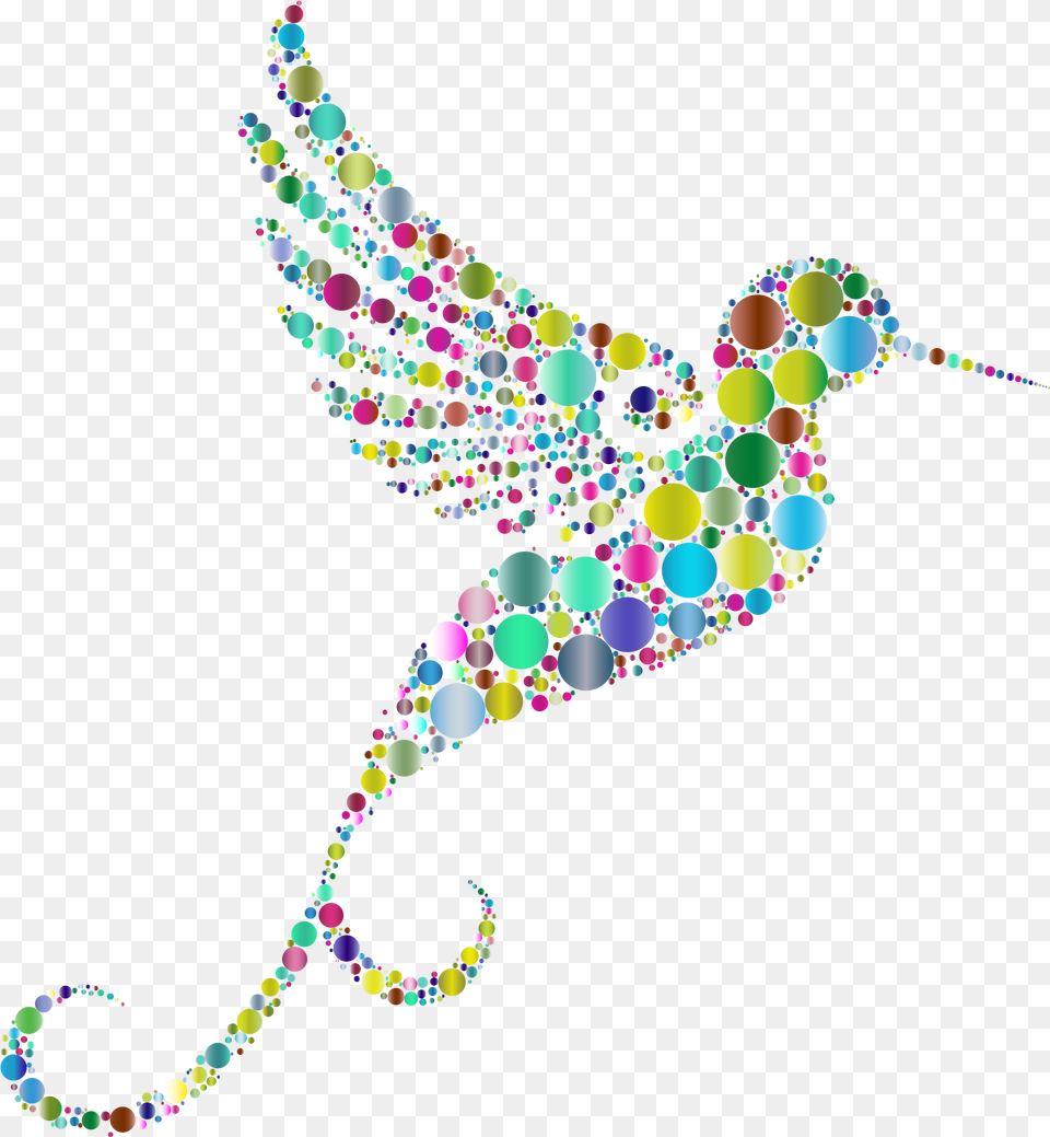 Prismatic Hummingbird Circles 5 No Derechos Animales, Accessories, Jewelry, Necklace, Art Png Image