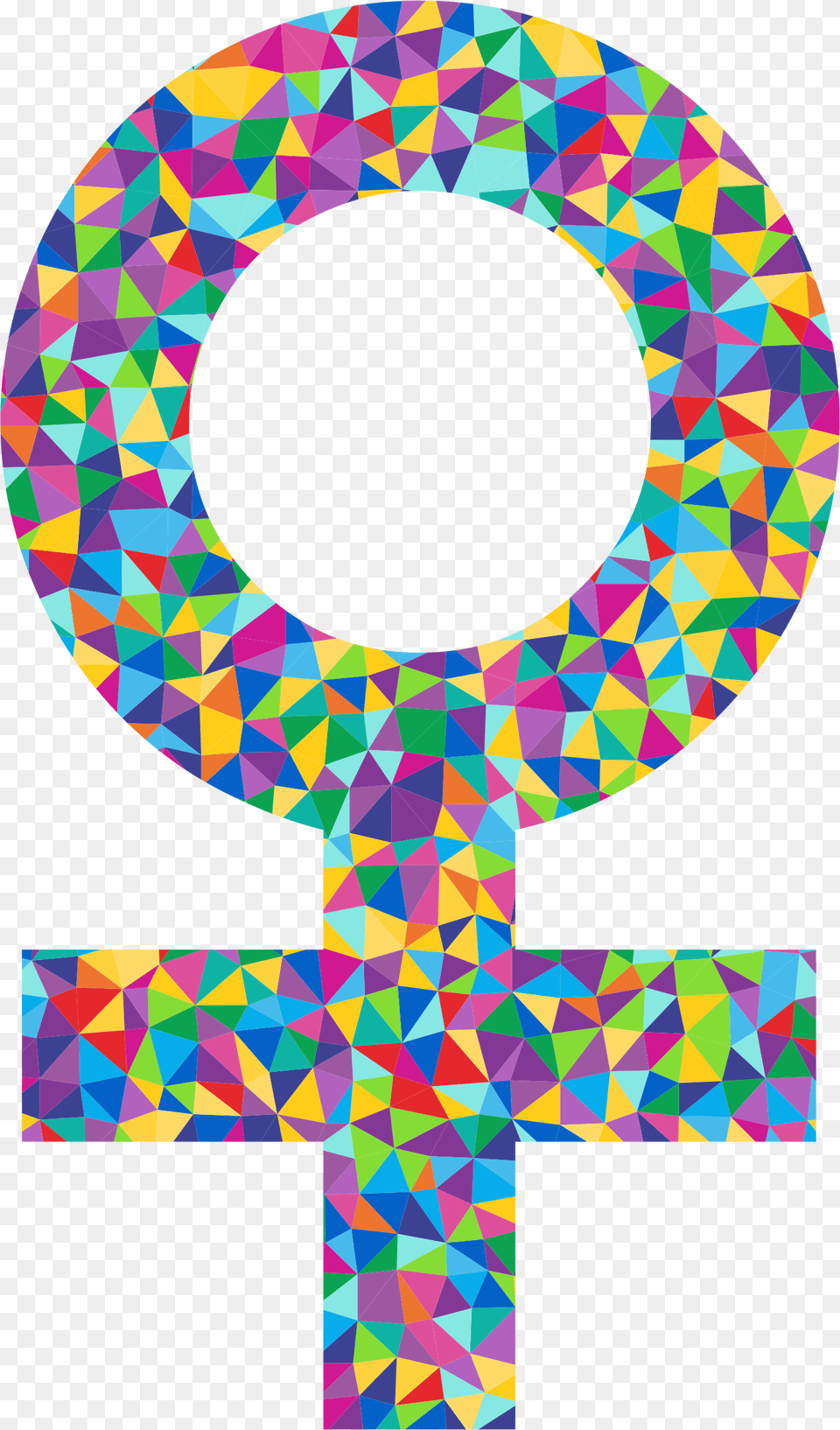 Prismatic Low Poly Female Symbol Icons, Art, Cross, Animal, Reptile Free Png Download