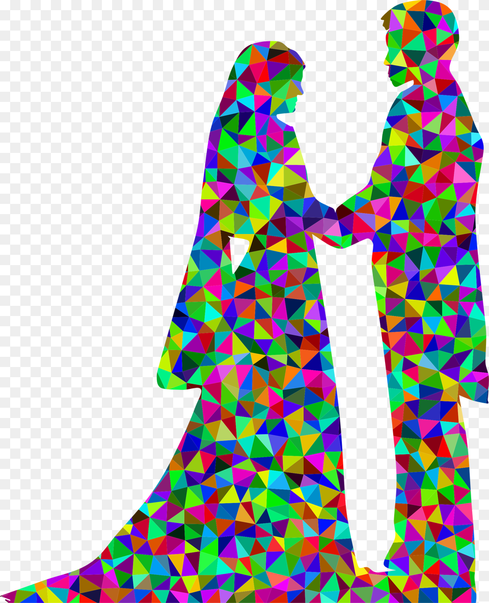 Prismatic Low Poly Marriage Icons, Art, Adult, Female, Person Free Png