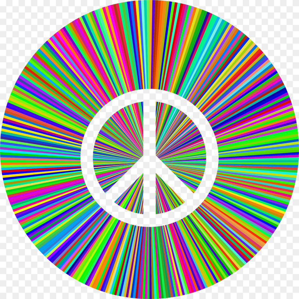 Prismatic Peace Halo Clip Arts Cross Clip Art Colorful, Disk, Machine, Wheel Free Png Download
