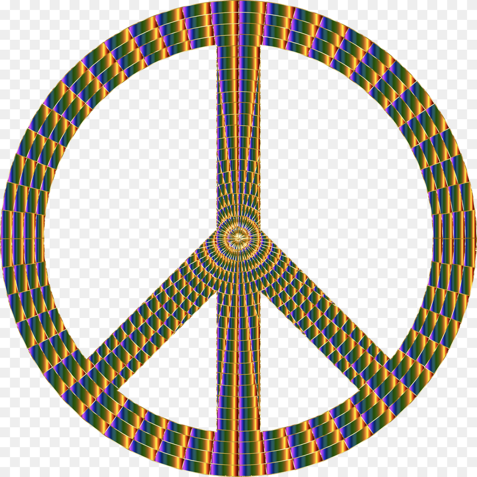 Prismatic Peace Sign 17 No Background Clip Arts Simple Peace Symbol Tattoo, Machine, Spoke, Disk Free Transparent Png