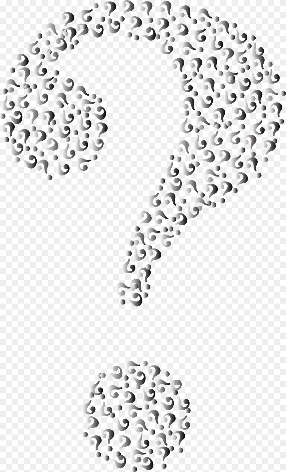 Prismatic Question Mark Fractal 7 No Background Clip Questions Mark No Back Ground, Text, Number, Symbol Free Transparent Png