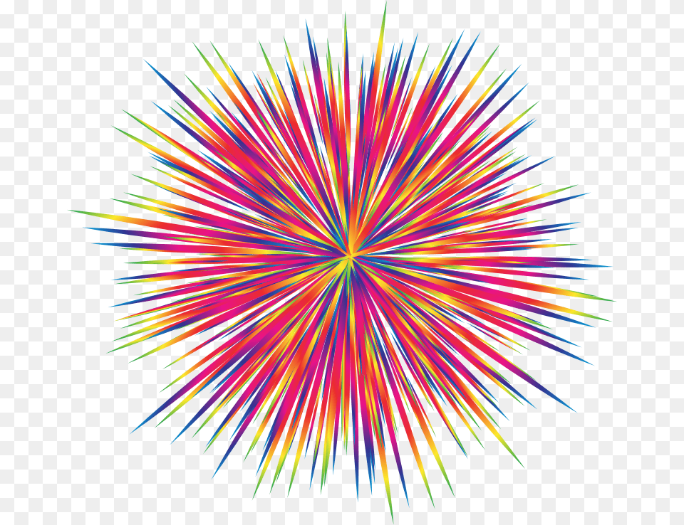 Prismatic Unilateral Explosion Graphic Design, Fireworks, Pattern, Accessories, Ornament Free Png