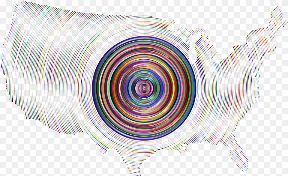 Prismatic United States Concentric Circles 6 Clip Arts Circle, Accessories, Art, Fractal, Graphics Png