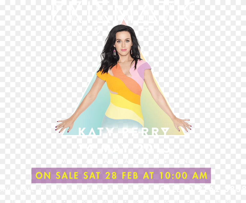 Prismatic World Tour, Advertisement, Poster, Adult, Female Free Png