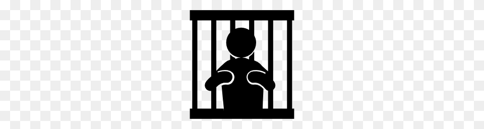 Prison, Gate, Silhouette, Baby, Person Free Png Download