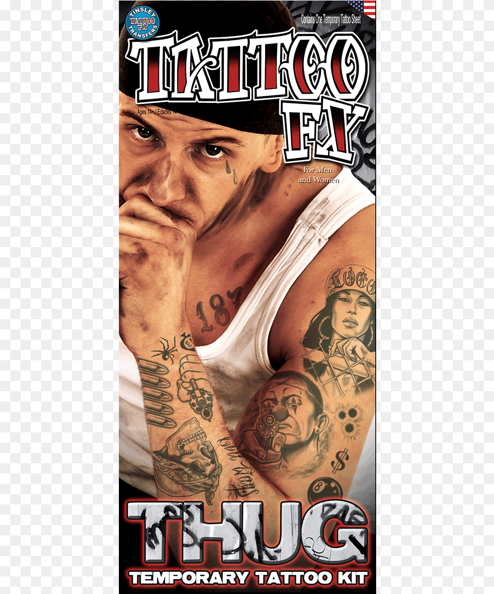 Prison And Life Tinsley Transfers, Tattoo, Skin, Person, Adult Png