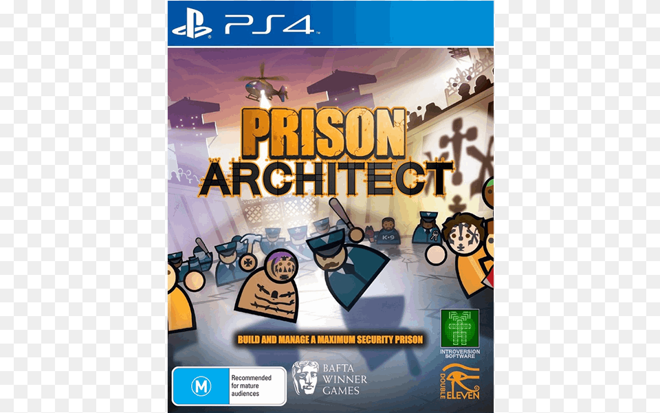 Prison Architect Xbox One Cover, Advertisement, Poster, Face, Head Png