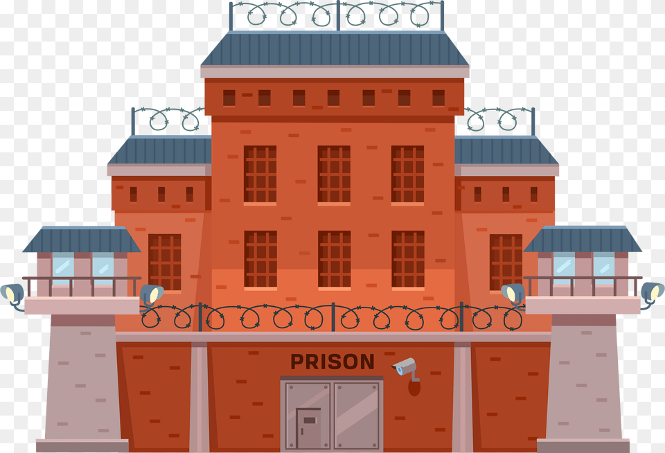 Prison Clipart, Architecture, Brick, Building, City Free Png Download