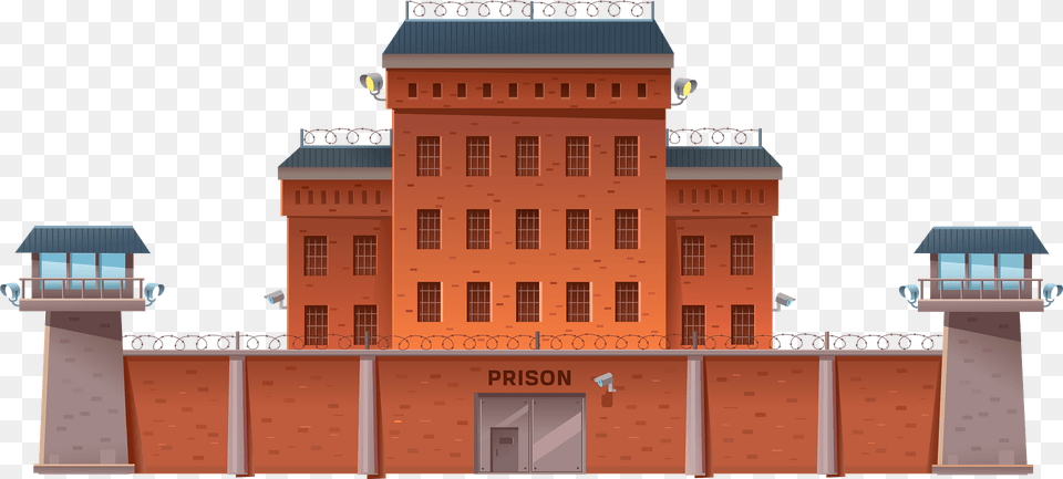 Prison Clipart, City, Urban, Architecture, Building Png