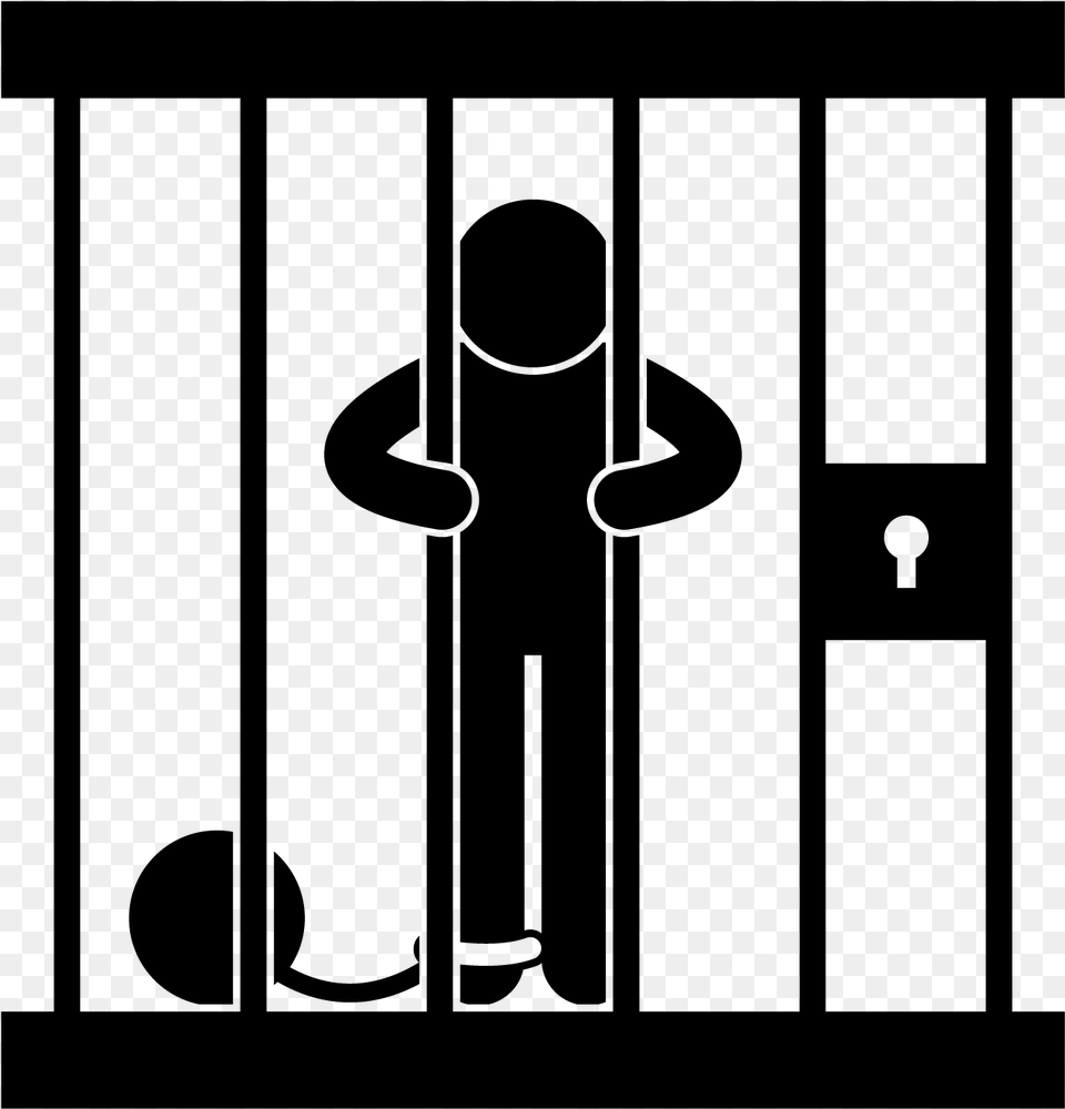 Prison Clipart Bail Jail Icon, Gray Free Transparent Png