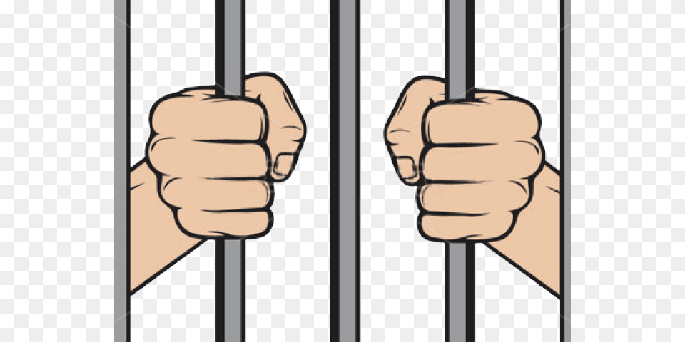 Prison Clipart Prisoner War Clip Art Prison Bars Hands, Person, Ammunition, Grenade, Weapon Free Png