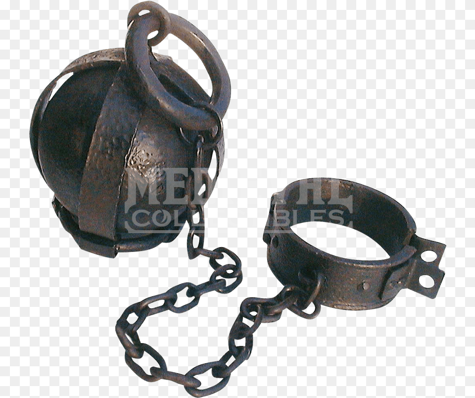 Prison Dungeon Ball And Chain Leg Shackles Cat O Nine Tails Made, Device Png Image