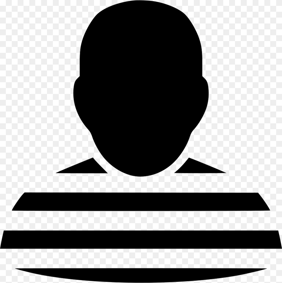 Prisoner, Clothing, Silhouette, Stencil, T-shirt Png Image