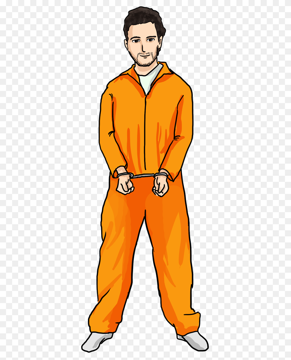 Prisoner, Adult, Male, Man, Person Png