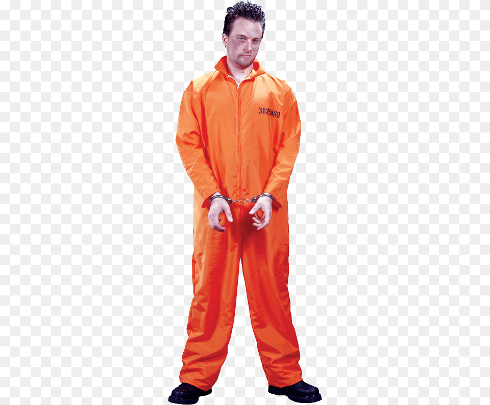 Prisoner, Clothing, Coat, Handcuffs, Adult Free Png Download