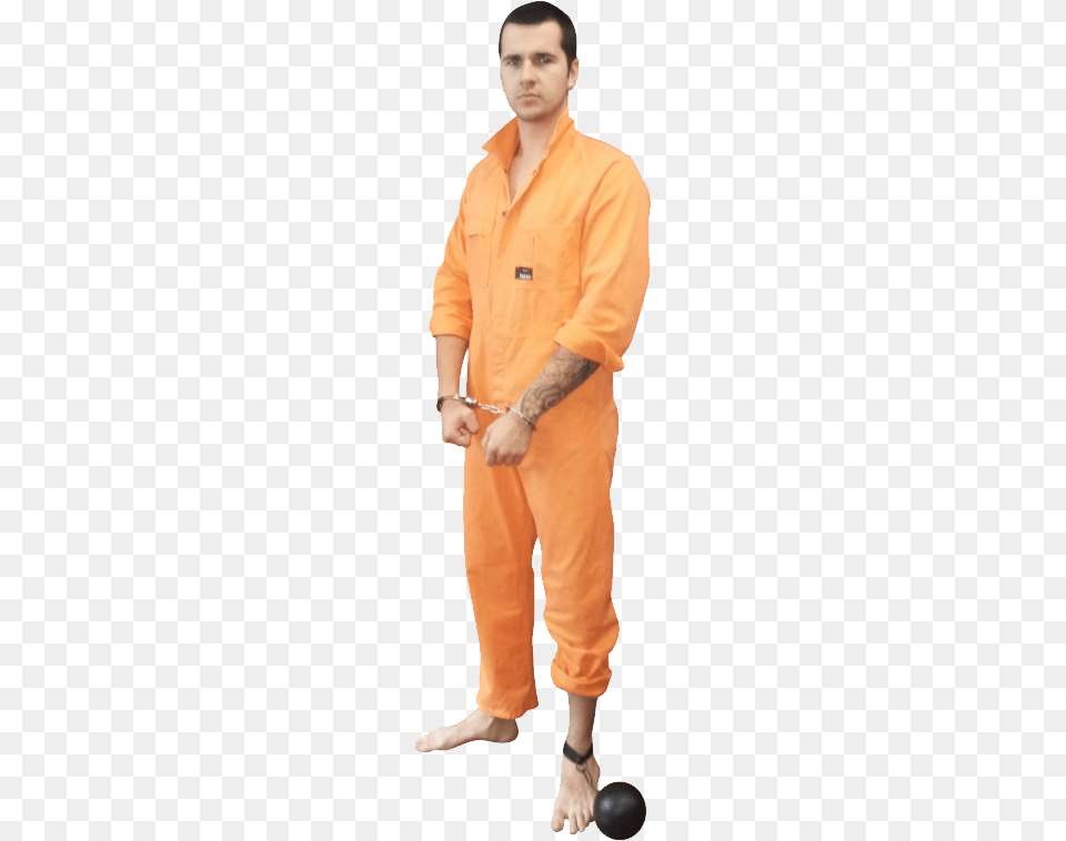 Prisoner, Handcuffs, Clothing, Pants Free Png Download