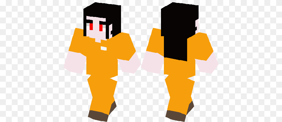 Prisoner Girl Minecraft Skin Minecraft Hub, People, Person, Clothing, Costume Png Image