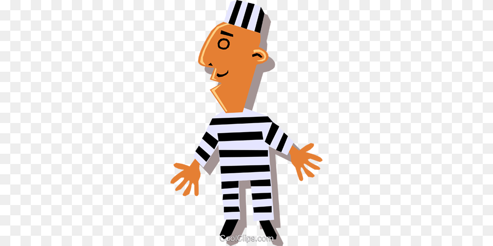 Prisoners Royalty Vector Clip Art Illustration, Baby, Person, Performer, Face Free Png