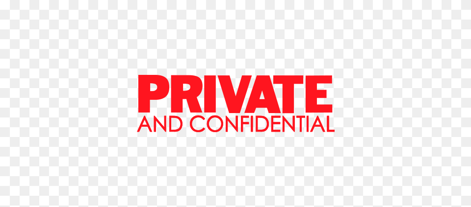 Private And Confidential Image, Logo, Dynamite, Weapon, Sticker Free Png Download