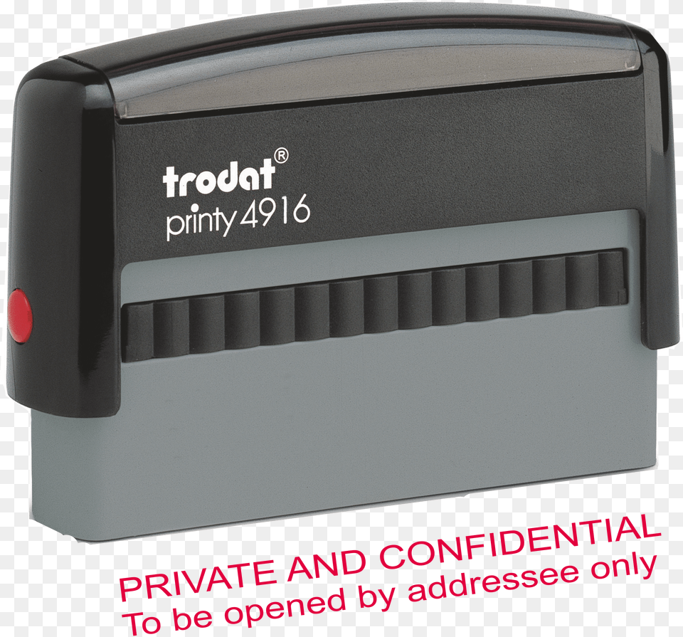 Private And Confidential To Be Opened By Addressee Trodat Printy, Qr Code, Electronics, Hardware, Emblem Free Transparent Png