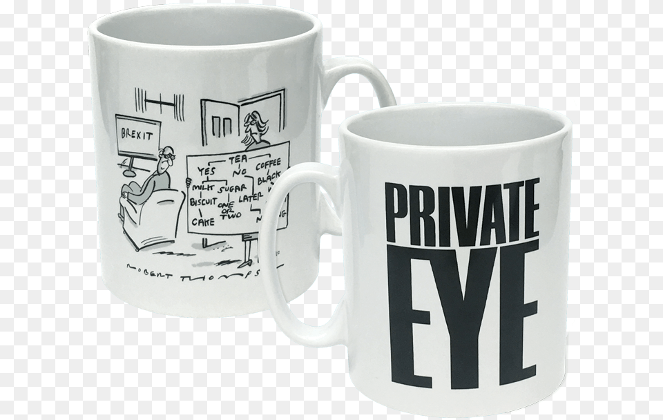Private Eye Mug, Cup, Beverage, Coffee, Coffee Cup Free Transparent Png