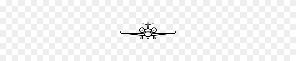 Private Jet Icons Noun Project, Gray Png Image