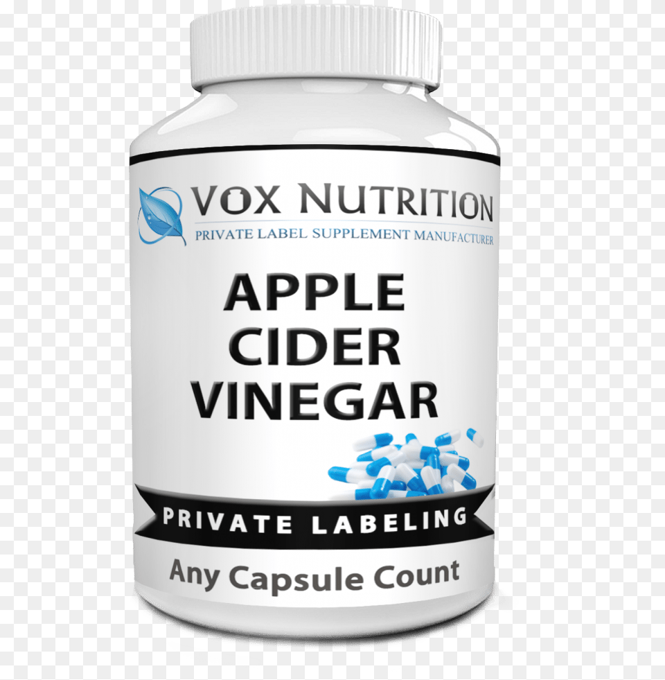Private Label Apple Cider Vinegar Vitamin Supplement Vox Medical Supply, Astragalus, Flower, Plant, Medication Png Image