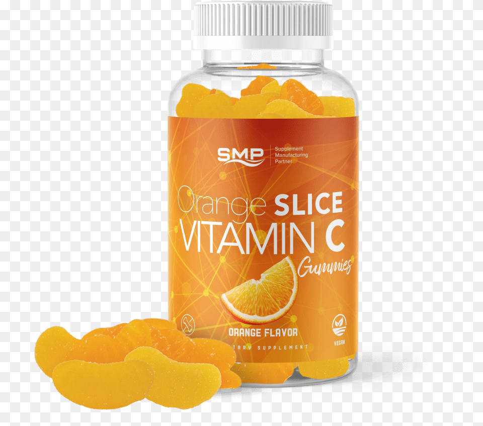 Private Label Vitamin C Slices Orange Flavor Mandarin Orange, Food, Fruit, Plant, Produce Free Png Download