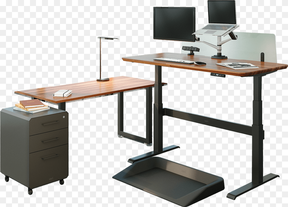 Private Office Space Computer Desk, Table, Furniture, Electronics, Laptop Free Png Download