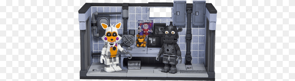Private Room Fnaf Sister Location, Robot, Person, Baby Free Png