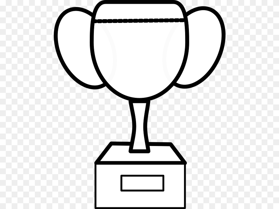 Prize Clipart Black And White Collection, Trophy, Glass Png