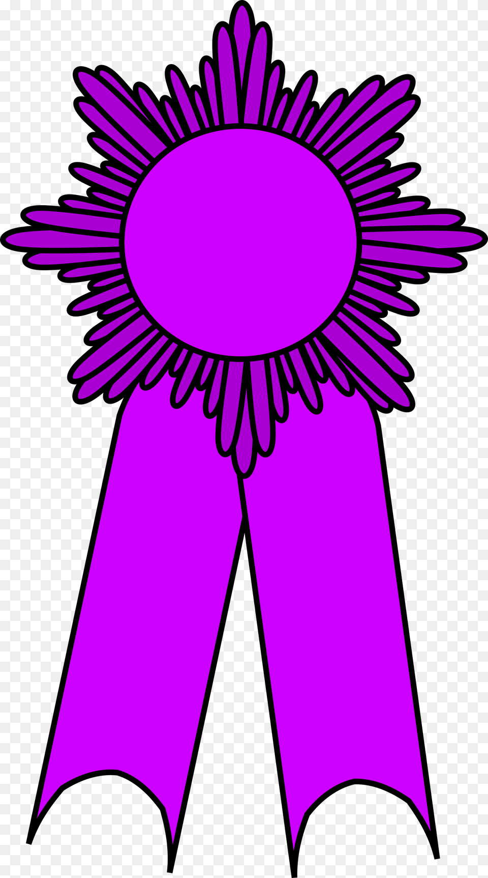 Prize Ribbon Purple Icons, Logo, Flower, Plant Free Png Download