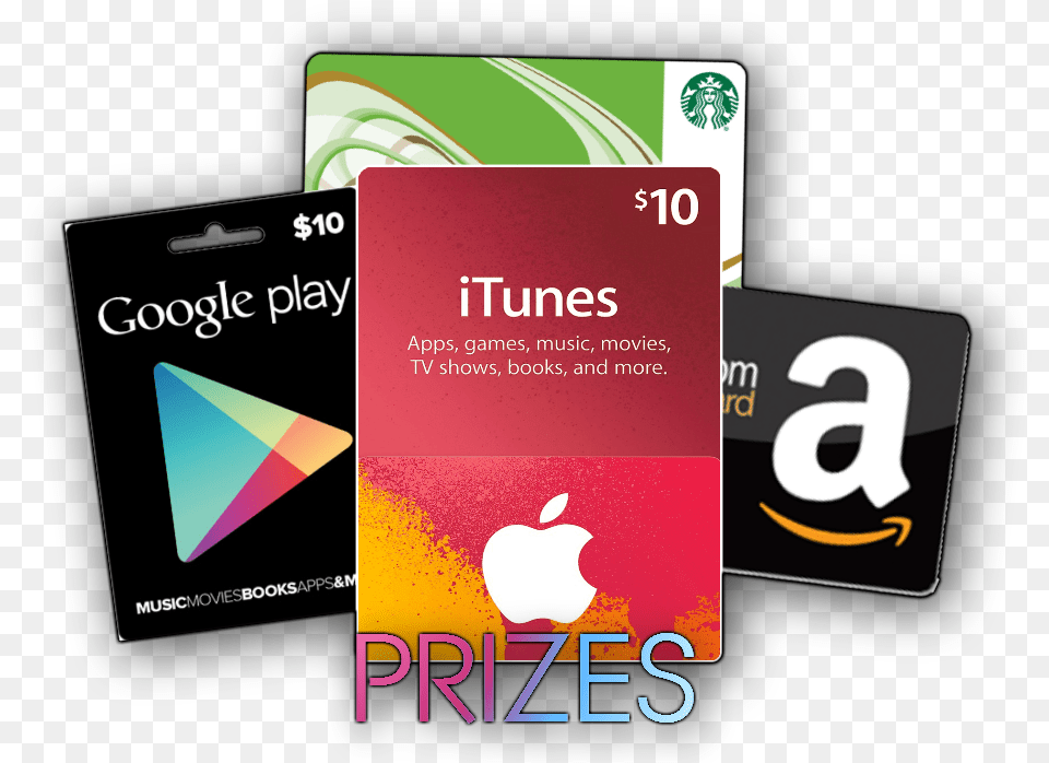 Prizes Apple 100 Itunes Gift Card Purplepinkorange, Text, Advertisement, Poster, Business Card Free Png Download