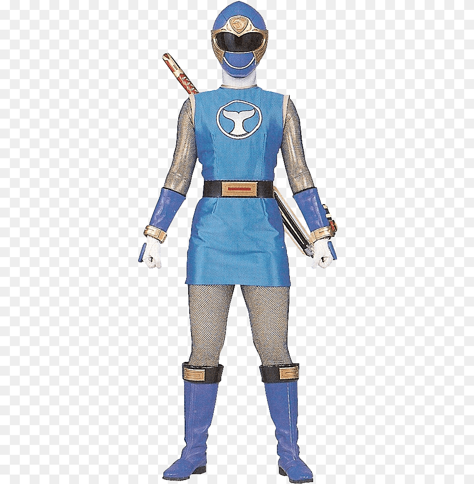 Prns Blue Power Rangers Ninja Storm Blue Ranger, Clothing, Costume, Person, Adult Free Png Download