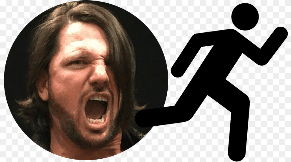 Pro Contra Aj Styles, Angry, Face, Head, Person Free Png Download