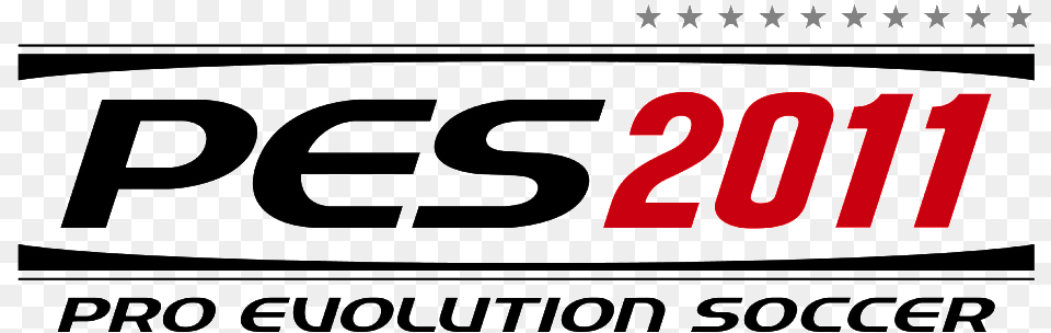 Pro Evolution Soccer 2011 Logo Pes 2010, Text, Number, Symbol Free Png Download