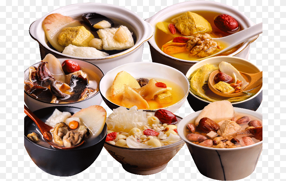 Pro Fuyuan Soup Soup Soup Package Guangdong Soup Nourishing Soup, Food, Spoon, Meal, Cream Png Image