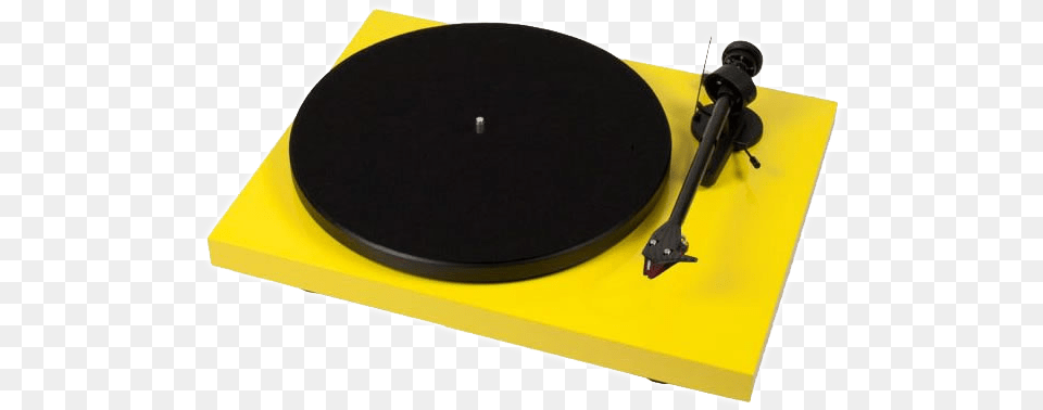 Pro Ject Debut Carbon Turntable Yellow Turntable, Electronics, Ping Pong, Ping Pong Paddle, Racket Free Png