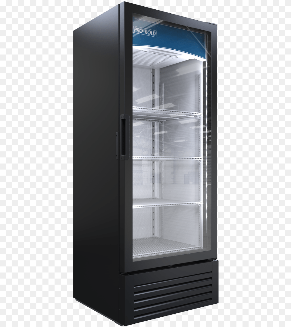 Pro Kold Vc 23 Single Glass Door Merchandiser 23 Cu Display Case, Device, Appliance, Electrical Device, Refrigerator Free Png Download