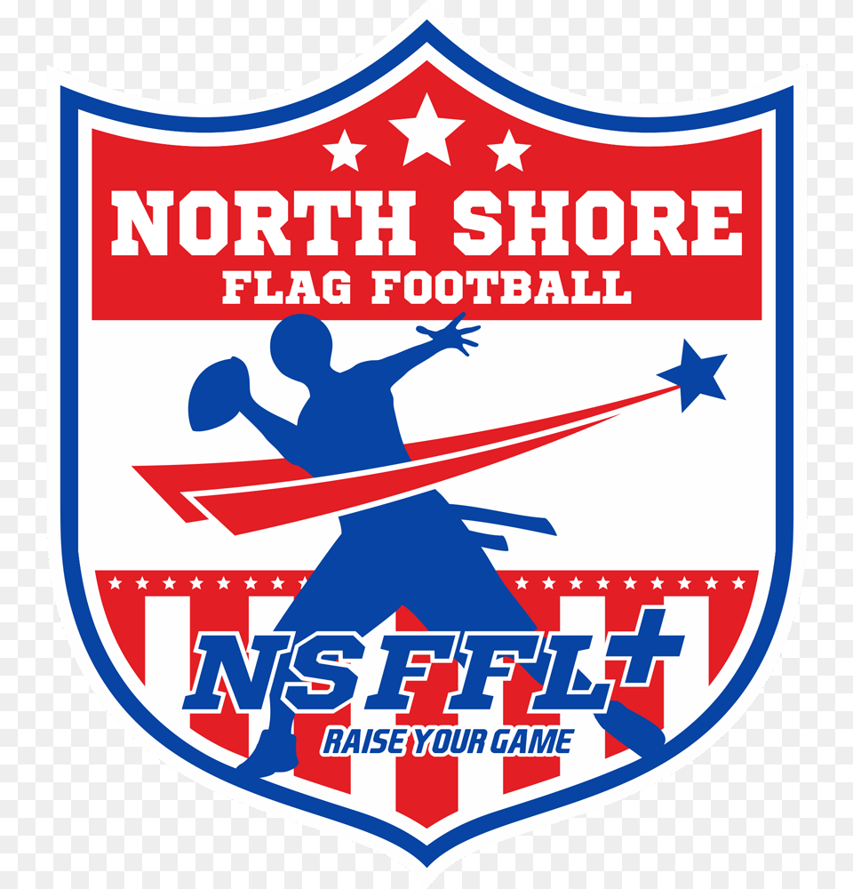 Pro League Fall 18 Schedule North Shore Flag Football, Person, Logo Free Png Download