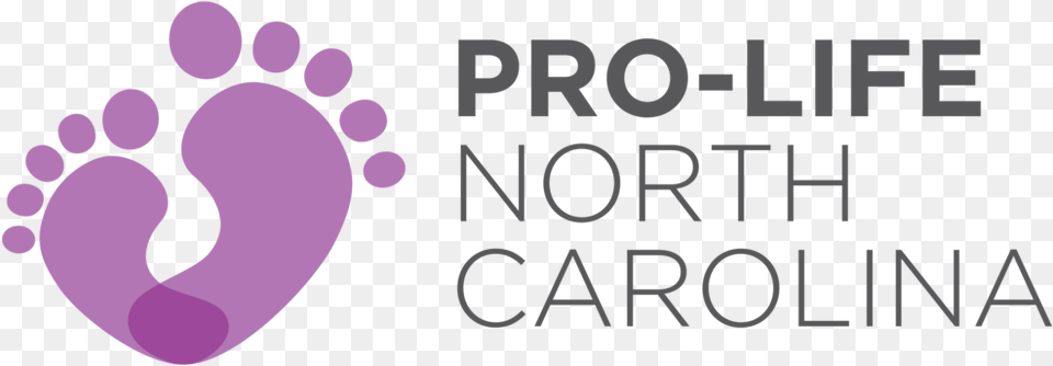 Pro Life North Carolina 05 Circle, Footprint, Purple Free Png Download