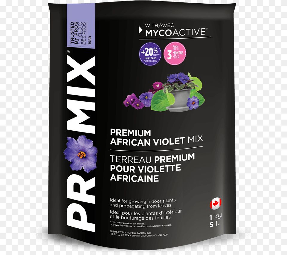 Pro Mix African Violet Mix Graphic Design, Advertisement, Poster, Plant, Flower Png