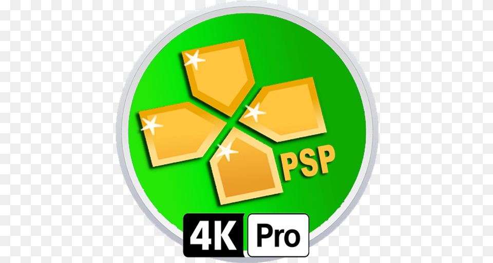 Pro Psp Game Download And Emulator Ppsspp Gold, Symbol, Recycling Symbol, Disk, Logo Free Png