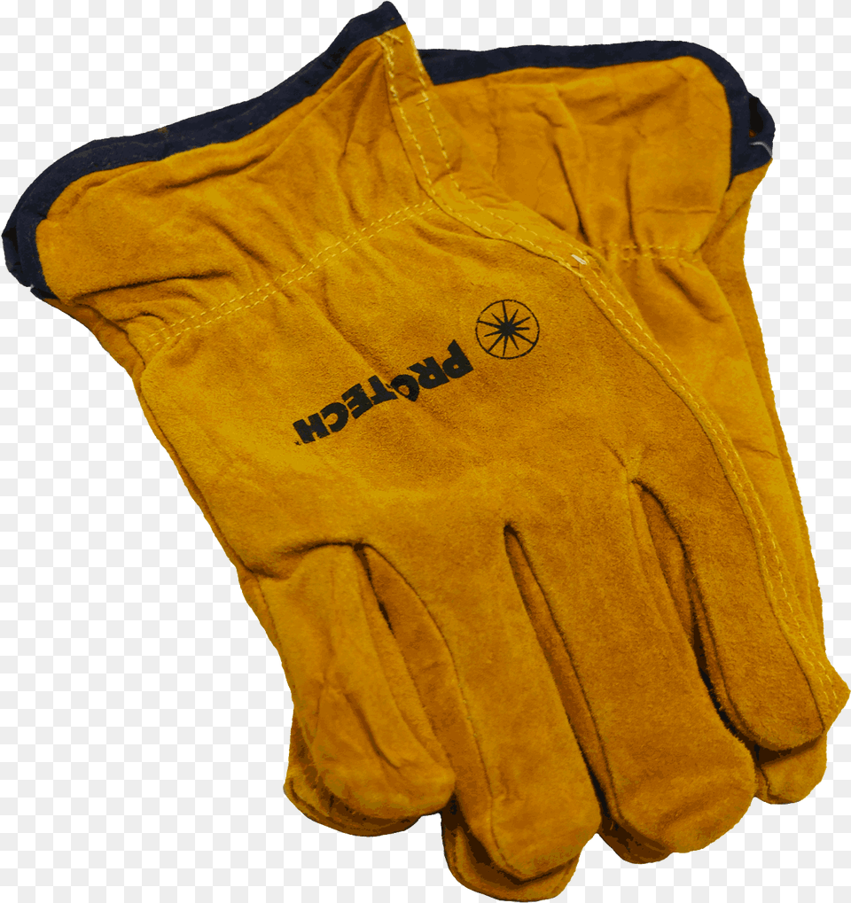 Pro Tech Work Gloves Leather, Clothing, Glove, Baseball, Baseball Glove Free Png Download